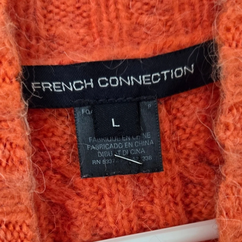 French Connection size L cable knit sweater
